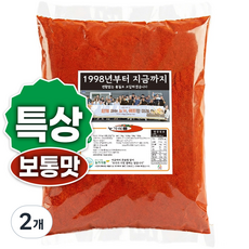 중화요리 짬뽕용 특상 고추가루, 보통맛, 2개, 2.5kg