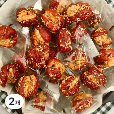 유나건어물 건강 간식 건 말린 호두 품은 대추 말이 칩 정과, 2개, 200g