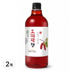우리집 오미자청 국산 100% 오미자원액 오미자차 오미자엑기스, 1L, 1개입, 2개