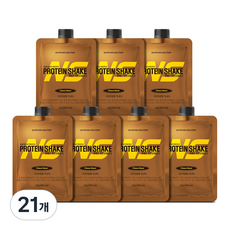 NS 프로틴 쉐이크 식사대용 다이어트 단백질 파우치 초코맛, 21개, 45g