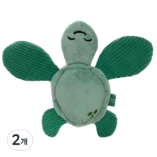 잇츠K 펫토이 강아지 장난감, 2개, 바다거북