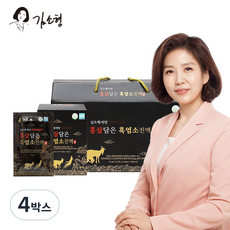 [김소형원방] 홍삼담은 흑염소진액 30포 / 6년근 홍삼농축액 사용 명절선물 부모님선물, 2.1L, 4박스