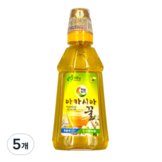 [신림농협] 국산 아카시아 꿀(튜브형), 5개, 500g