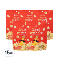 감숙왕 스미후루 바삭 바나나칩, 70g, 15개