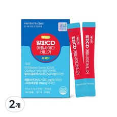 프리벤트라 테이스티 알파CD 애플사이다비니거 30포 / 유기농 사과초모식초, 2개, 105g