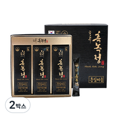 금흑 흑녹정 (10mlx30개입) 녹용 흑삼 홍삼 농축액 진액 엑기스, 2박스