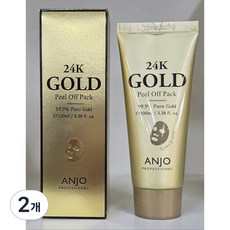 앙쥬 프로페셔날 24K 골드 필 오프 팩 100ml, 1개입, 2개