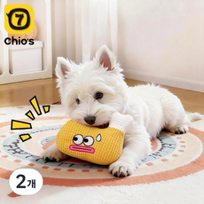 고양이이갈이장난감 릴렉스 심심풀이, 2개, 노란색-C