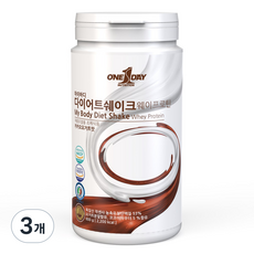 원데이뉴트리션 마이바디 다이어트쉐이크 웨이프로틴 카카오요거트맛, 3개, 600g