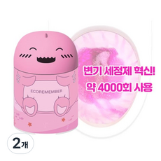에코리멤버 상어 변기세정제 고체형, 700ml, 2개