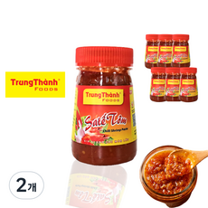 TrungThanh 사테톰 칠리 쉬림프 페이스트, 100g, 2개