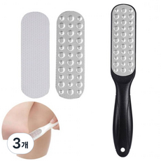 엄군마켓 양면 발각질제거기 뒷꿈치 풋브러쉬 굳은살, 50g, 3개, 1개입
