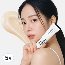 헤아림 래디언스 저자극 미백 특허 무기자차 시카 톤업 토닝 선크림 SPF50+ PA++++ 수분 보습 썬크림 선블록 비비크림 남자 어린이 주름개선 기미 잡티 색소 완화 광채 선세럼, 5개, 45ml