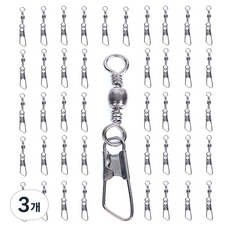 에이치컴퍼니 스냅 핀도래 줄꼬임 방지, 3개, 50개입