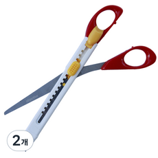 오브젝티브 듀얼시저컷 택배칼 커터 가위 언박싱, 2개, 레드