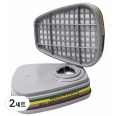 쓰리엠 6006k 방독정화통, 2세트, 단일