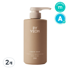 바이연 주방세제 (젖병세정제 과일채소 식기 올인원), 500ml, 2개