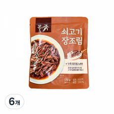 본죽 쇠고기 장조림, 170g, 6개