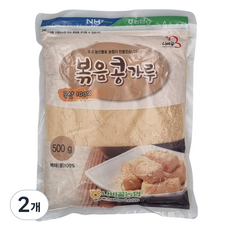 [농협] 함평 나비골농협 국산 볶음 콩가루, 500g, 2개