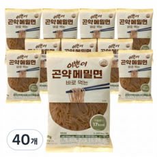이쁜이표 저칼로리 저당 바로먹는 곤약메밀면, 40개, 180g