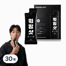 흡수 빠른 종합 스포츠 에너지젤 워밍샷 포도당 카페인 아르기닌 BCAA 함유 청포도맛, 30개, 55g