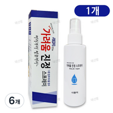 시원이 가려움 진정 스프레이 가려움완화 피부진정 바디미스트 이칭릴리프 약국판매, 6개, 60ml