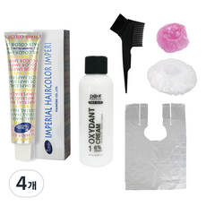 셀프염색 완성 키트 파이모아 염색약, 4개, GN70