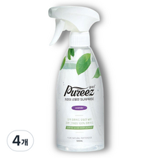 편백수가 아니라 진짜 피톤치드 퓨리즈 피톤치드 스프레이 라벤더, 4개, 500ml