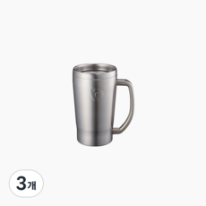 도시샤 온도존 프리징 익스트림콜드 맥주컵, 420ml, 실버