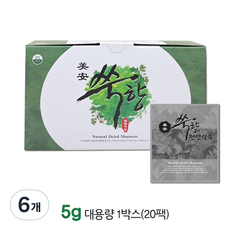 미안 쑥향 천연약쑥 약쑥티백 좌훈티백 대용량 5g, 6개