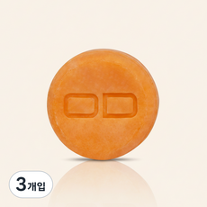 오드 올인원바 클랜징바 약산성 바디워시 수제비누 세안비누, 3개입, 65g