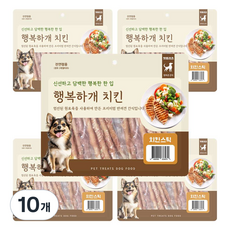 펫트리츠 강아지 행복하개 육포, 치킨스틱껌, 300g, 5개