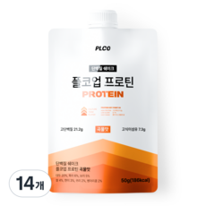 플코업 프로틴 곡물맛 단백질 파우치, 14개, 50g