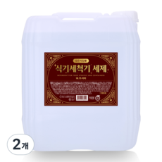 모든식당애 업소용 식기세척기 프리미엄 중성세제, 2개, 18.75L