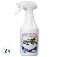 한번애 벽지 욕실 화장실 천장 실리콘 뿌리는 곰팡이제거제, 500ml, 2개