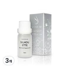 센트랩 무무 전용 지속방출형 프리미엄 프레그런스 아로마 오일, 3개, 10ml, 실루엣