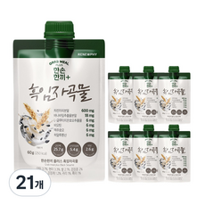 한손한끼 플러스 단백질 쉐이크 저당 고단백 흑임자곡물맛, 21개, 60g