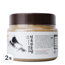 지리산 친환경로 생태마을 산이랑 검은콩 청국장가루, 2개, 250g