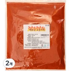 베트남 고추가루 아주매운맛, 1kg, 2개, 중식용/장용(고운입자)