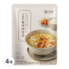 아워홈 시원한 황태해장국, 300g, 4개