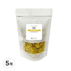 카페인이 없어 부담없이 마시는 국산 국화차 감국 꽃차 국산 100%, 1개입, 5개