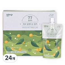 킬로리 제로 달콩 단백질 두유 말차맛, 24개, 200ml