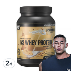 NS 웨이 프로틴 곡물맛 헬스보충제 단백질보충제, 2개, 450g
