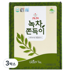 제주 녹차 쫀득이 쫀드기 쫀디기, 270g, 3박스