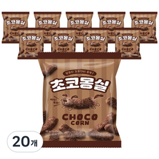 로적 초코몽실 봉지과자, 20개, 22g