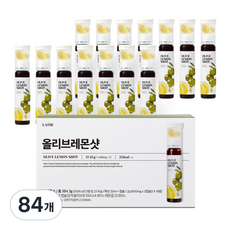 라티브 올리브레몬샷 올레샷 유기농 엑스트라버진 올리브오일 캡슐, 84개, 25ml