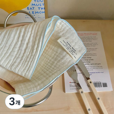 면행주 키친크로스 친환경 주방덮개 요루거즈3중, 14번 하늘테두리, 3개