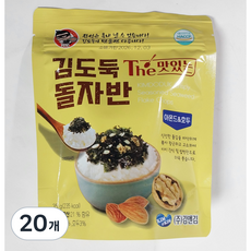 김앤김 The맛있는 돌자반 아몬드 호두, 35g, 20개