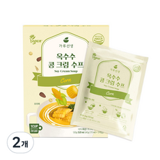 가루선생 식물성 옥수수 콩 크림 수프, 2개, 120g
