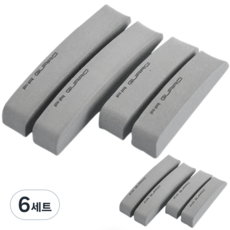 데이모노 충격 흡수 자동차 문콕 방지 도어가드 4P, 그레이, 6세트